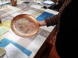Dekorované taniere s ryžovým papierom